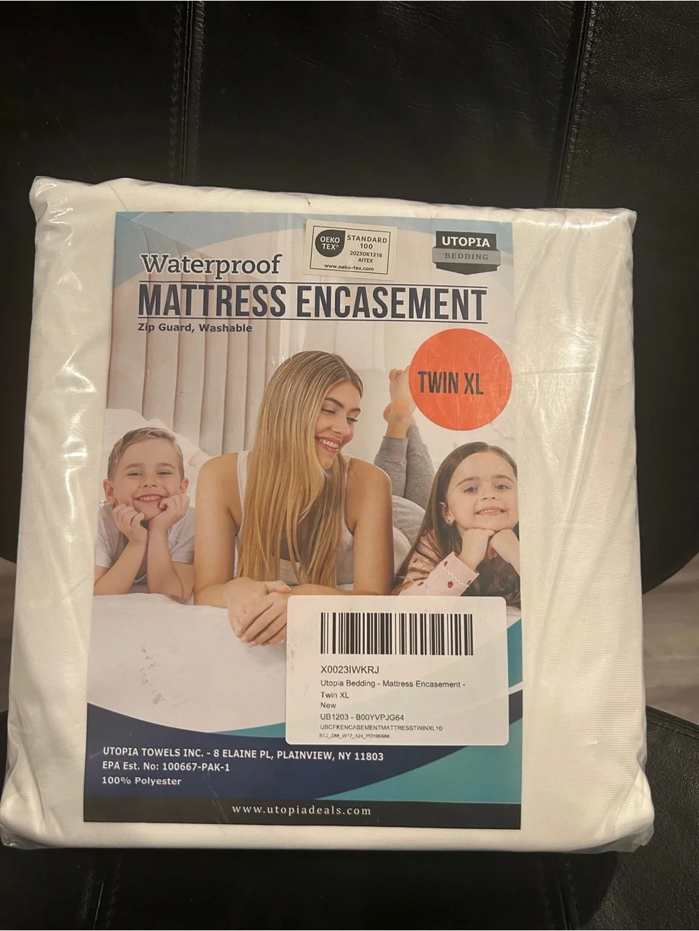 Waterproof Mattress Encasement - White (Twin XL)